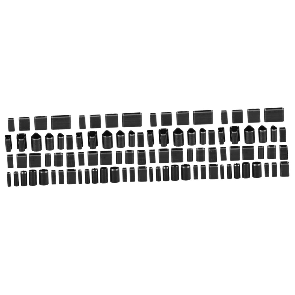 STOBOK 96 Piezas Funda De Cuero Perforadora Herramienta Para Cinturón De Cuero Herramienta Cortadora De Círculos Martillo Para Hacer Bolsas De Cuero Herramienta De Cuero Para