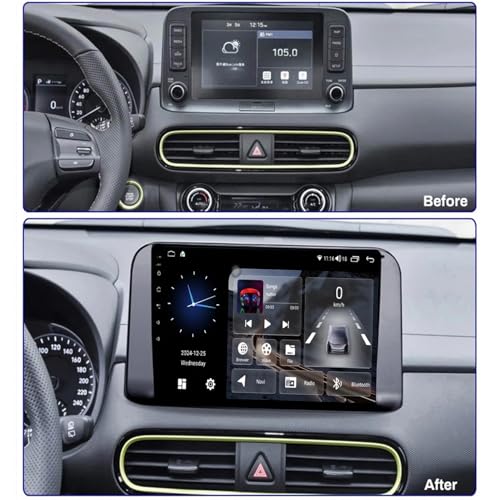 Pantalla Carplay para Hyundai Encino que elimina cables con Android Auto 5