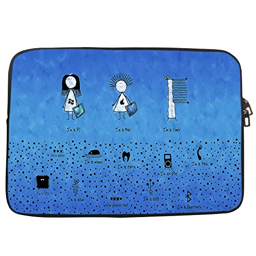 Image of Theskinmantra Chain Laptop Sleeve Bag Compatible with Laptop /Macbooks /Chrombook /Notebook /Zbook