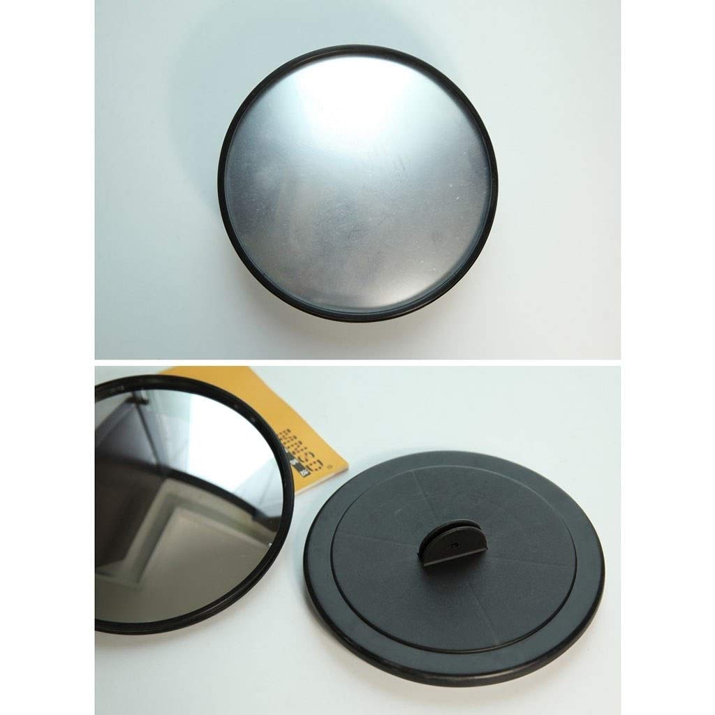 Miroir de Restaurant antivol Rouge/Noir, Miroir Convexe PC sans Distorsion Convient pour Miroir d'intérieur Diamètre extérieur : 30-80 cm (Couleur : Noir, Taille : 80 cm)