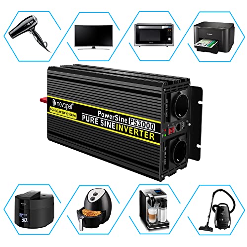 Novopal-Power Inverter Onda Sinusoidale Pura 3000W...
