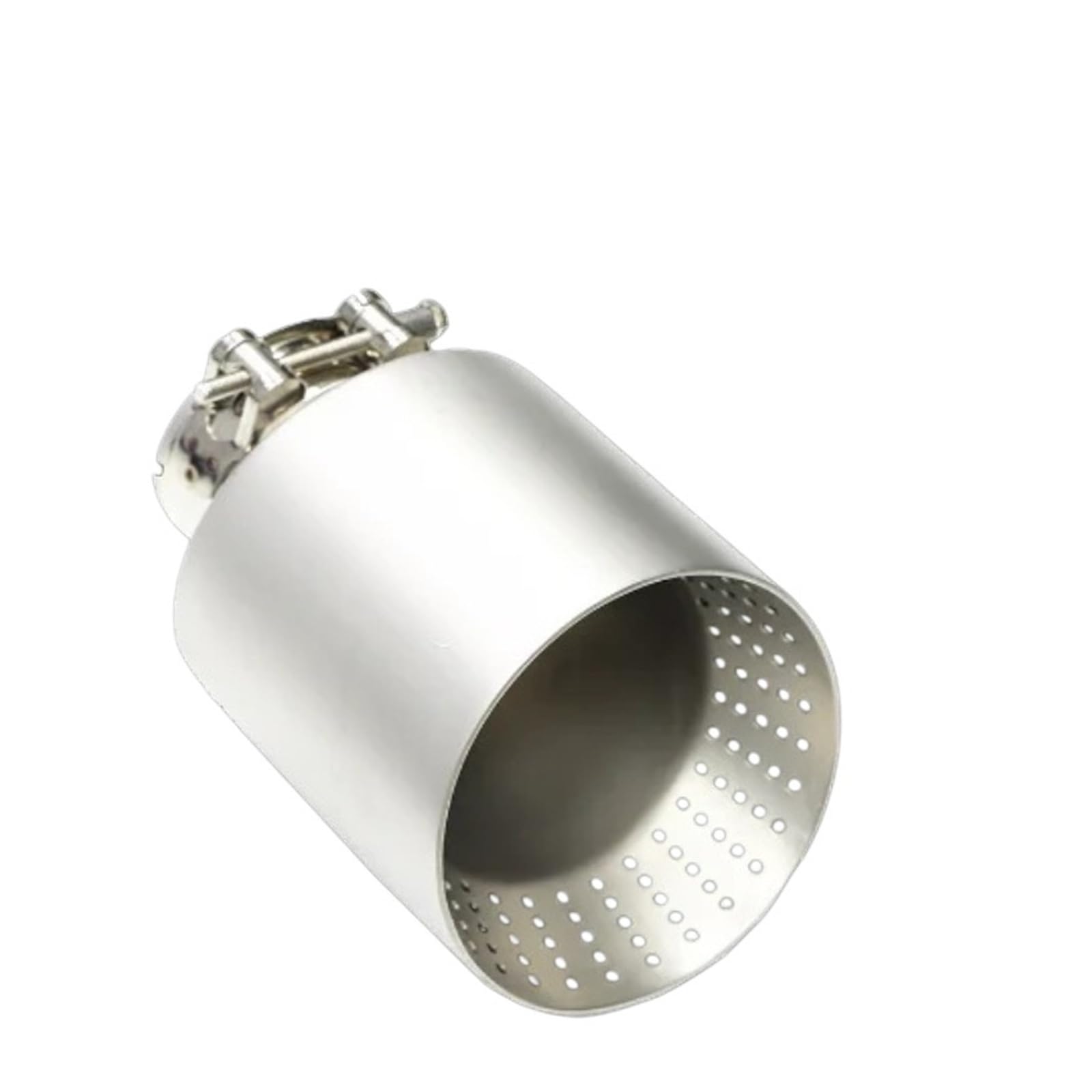 Punta Escape Coche 1 Uds. Punta Escape Coche Acero Inoxidable Mate Tubo Universal 54mm 60mm 63mm Punta silenciador