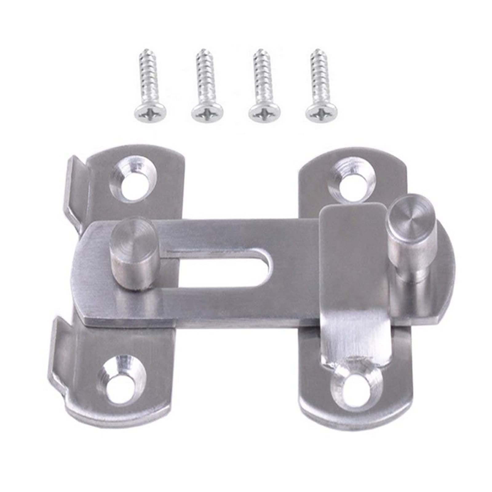 Cadenas de Puertas, Cadenas de Puerta con Hebilla y pestillo Acero Inoxidable, Herramienta Bloqueo Cadena Deslizante