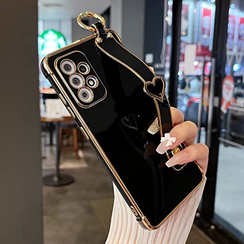 Coque Galaxy A52 avec bracelet de maintien pour femme active style chic