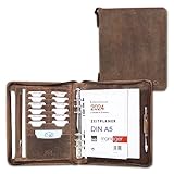 kalender leder filofax VIELFÄLTIGE EINSATZMÖGLICHKEITEN: Mit dem ALMADIH A5 Leder-Organizer sind Sie bestens vorbereitet für jedes Meeting - Hochwertige Ledermappe aus echtem Premium-Leder, für einen überzeugenden Auftritt vor Klienten und Kollegen