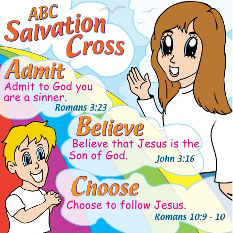 ABC Memory Cross Gospel Tracts for Children – 24-Pack –