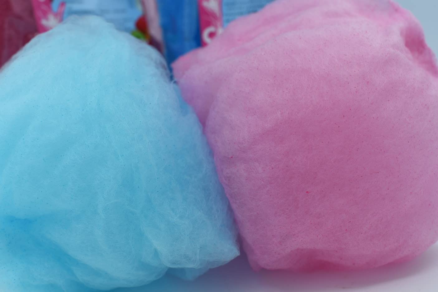 Azúcar para Algodón de Azúcar Sabor Fresa y Arándano - Azúcar Rosa y Azul