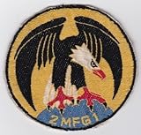  PATCHMANIA German Navy Patch Marinefliegergeschwader MFG 1 F 104 Squadron 2 84mm THERMOADHESIVE gestickte Patches Patch