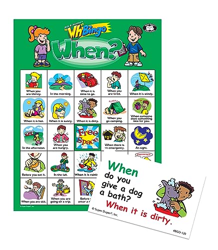 Ask & Answer Wh Bingo Board Game miniatura 5