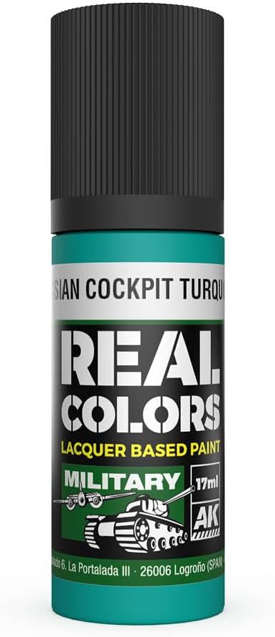 AK Interactive Real Colors Russian Cockpit Torquoise 17ml.