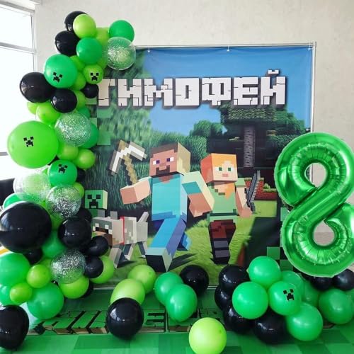 Image of TONIFUL 40 Inch Dark Green Number 18 Balloon Large Foil 18th Birthday Decor | Deep Green 18 Balloon Number 18 for Eighteen Birthday Party 18th Anniversary, Blue Birthday Decorations for Men Women