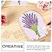 PRETYZOOM 5Pcs Clear Acrylic Table Cards Blank Reusable Place Cards for Weddings Parties Events DIY Table Decorations for All Occasions