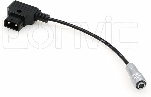 Vista 12 de Eonvic 12V 3A Weipu 2 Pin Adaptador hembra Fuente de alimentación Cargador para Blackmagic Pocket Cinema Cámara BMPCC 4K 6K