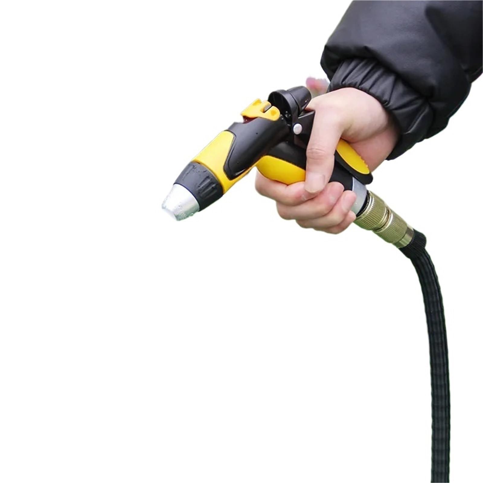 Ugello regolabile ad alta pressione per lavaggio auto, irrigazione e pulizia, attrezzatura a spruzzo d'acqua durevole e versatile