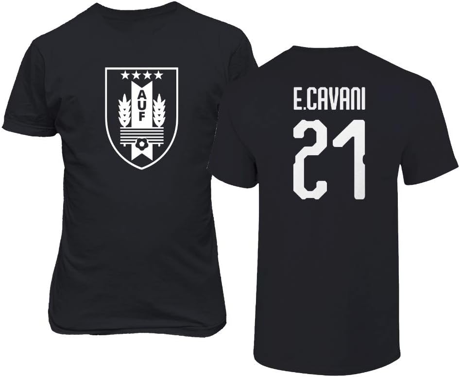 National Soccer 2021 Uruguay #21 Edinson Cavani South American Cup T-Shirt