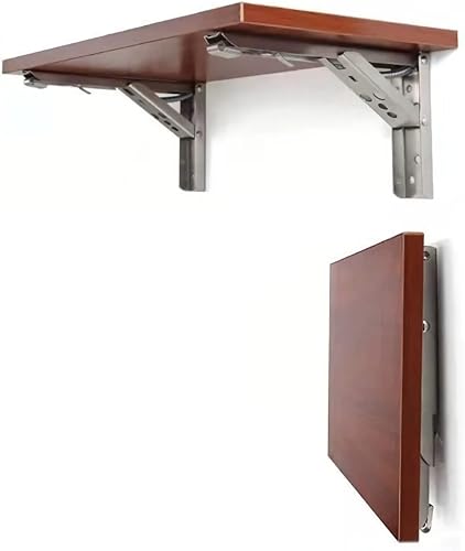 KATANFEI Estantes flotantes plegables, estantes decorativos de madera montados en la pared, estante flotante de granja para decoración de pared,