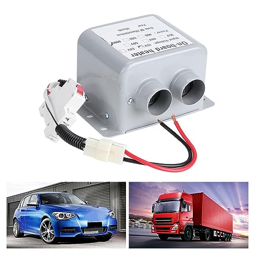 Elektro-Autoheizung, 12V 800W 2-Loch-Winterheizung Hocheffiziente Sicherheitsabtauentfernung für Camping, Glas Abtauen