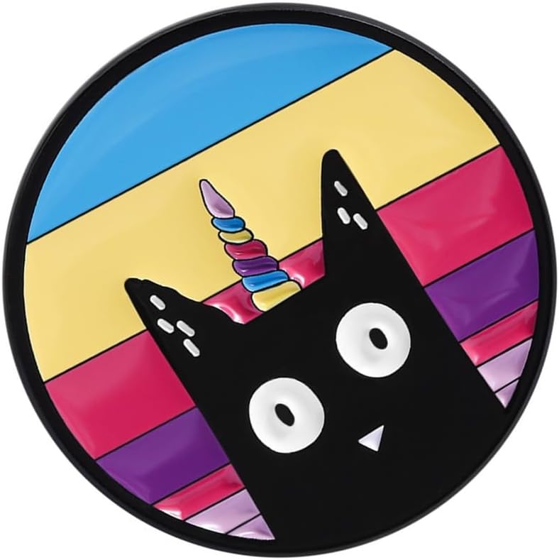 Creative Cartoon Cats Alloy Brooch Pin Cute Jewelry Themed Gift Pin For Women Girls Accessories