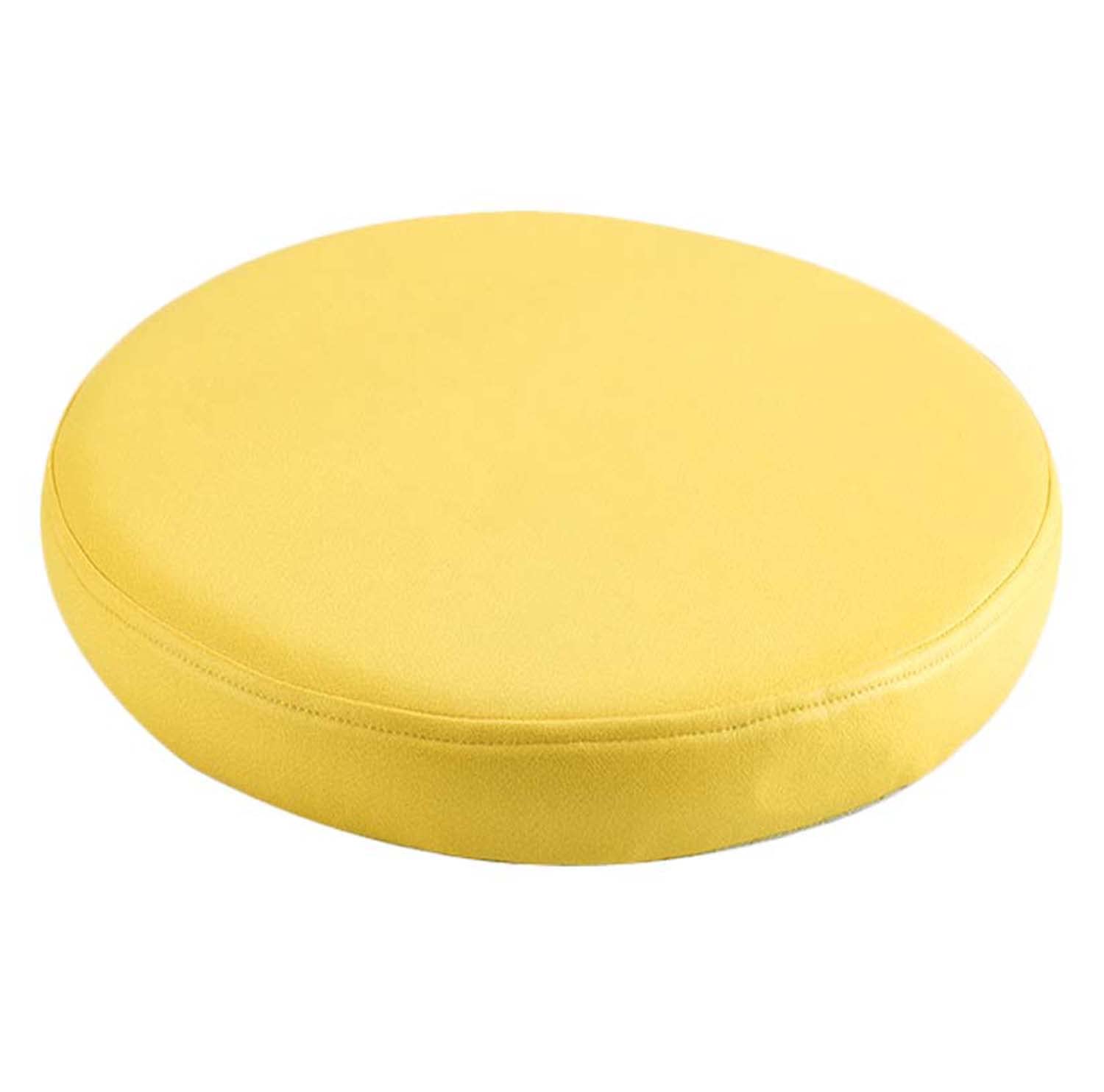Waigg Kii Thick 5/8cm Garden Chair Cushions Seat Pads,Waterproof Round Chair Cushions Pad Mat for Outdoors/Indoor/Patio/Swing/Floor/Garden (50 * 50 * 8cm,Yellow)