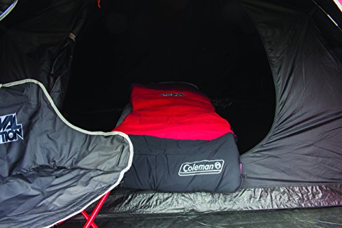 Coleman Schlafsack Festival Single, rot-grau, L, 2000032334 – Ansicht 3