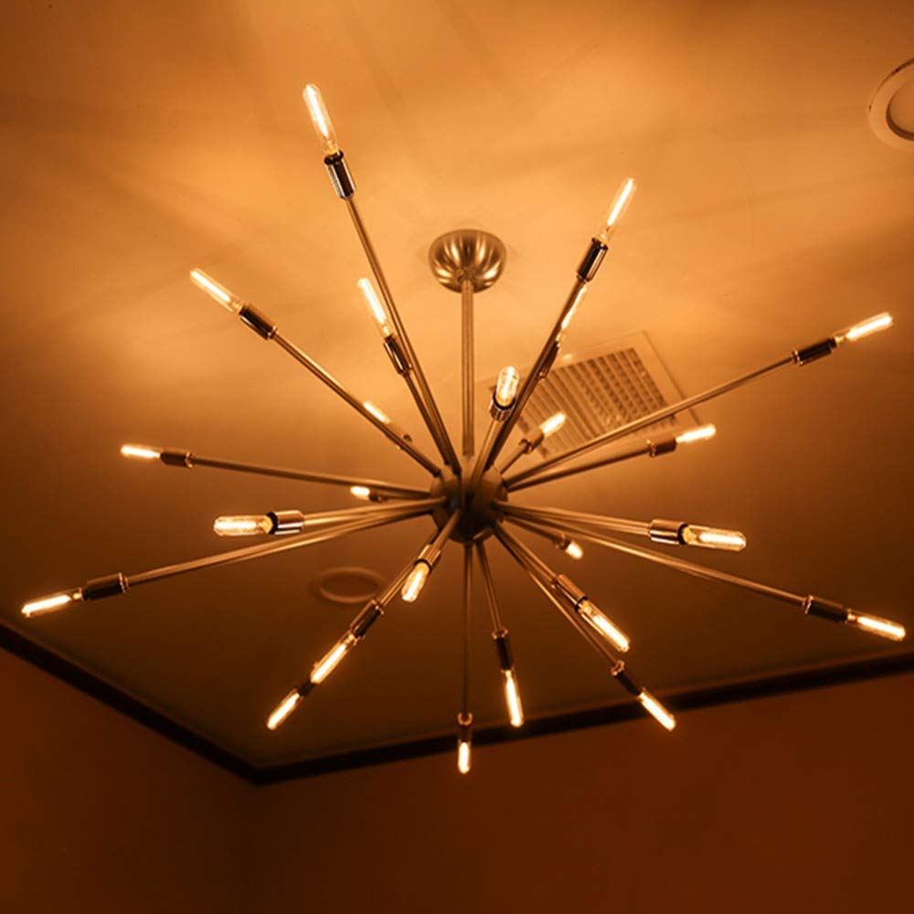 Genixgreen 2W Dekoracyjne żarówki LED, T20/T6 E14 Candelabra Filexible Base Fliament LED super szkło ciepłe białe bursztyn 2200K rurowy wisiorek oświetlenie 20W ekwiwalent 6 opakowań nie ściemnialne