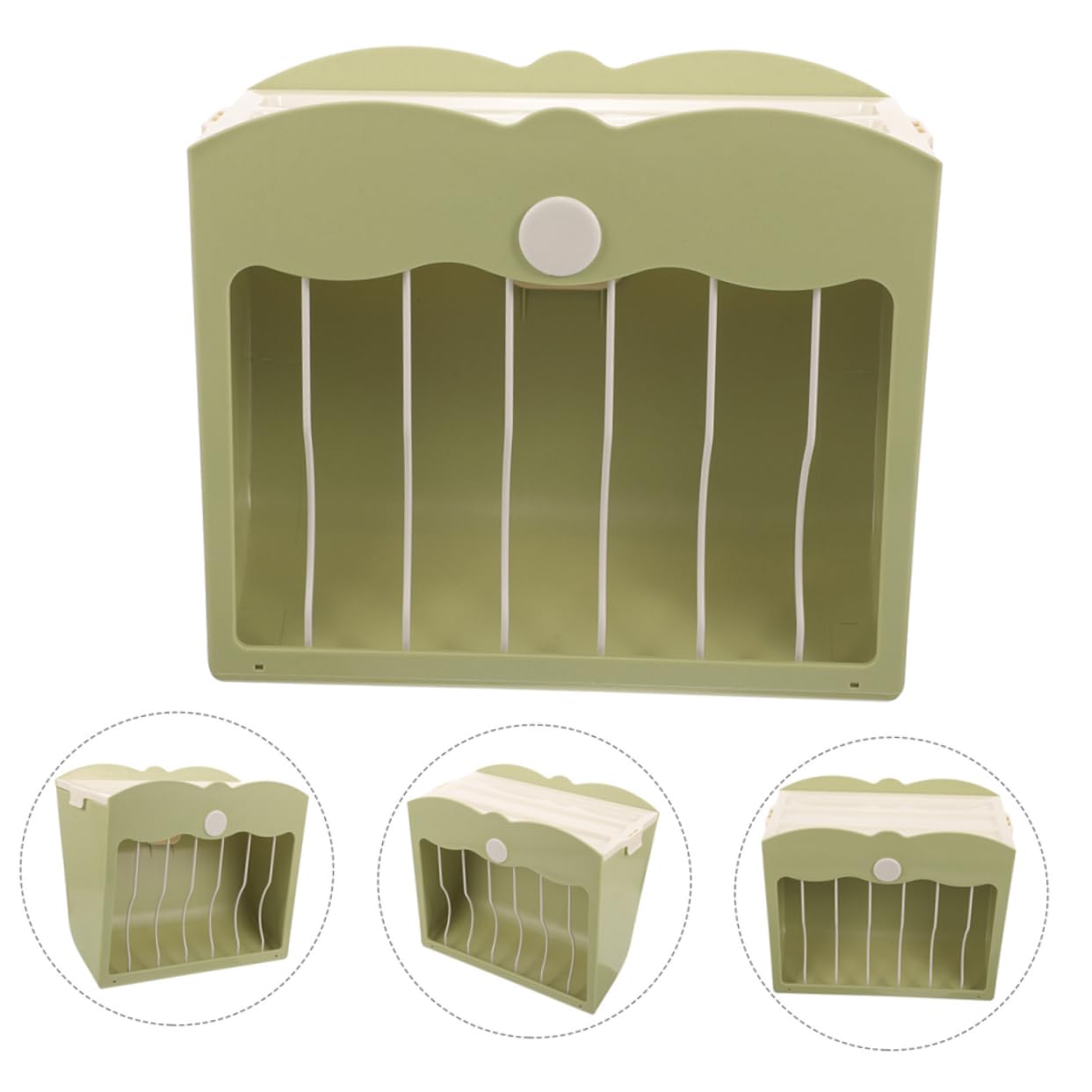 Toyvian 2pezzi Feeder Per Conigli Contenitore Appeso Per Fieno e Cibo Rete e Copertura Soluzione Pratica Per Piccoli Animali Come Conigli Porcellini e Criceti