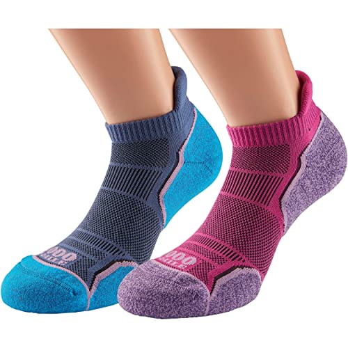 Run Anklet Women's Running Socks (Twin Pack) - AW20 - Medium - Pink