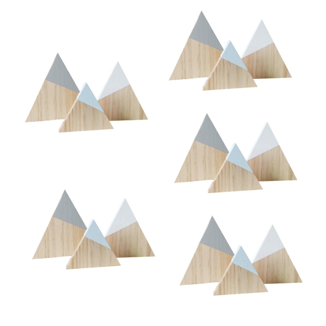Décoration bois forme de montagne pour raviver une table vide avec un style rustique