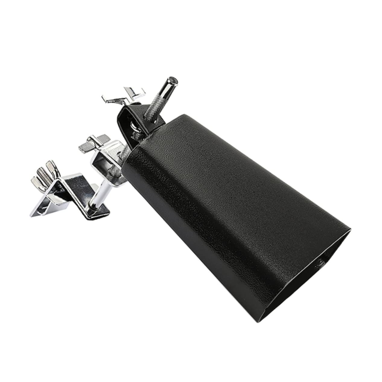 CIMAXIC 1 Set Drum Clip Cheering Bell Handheld Cowbell Cow Bells Noise Maker Cowbell Noisemakers Grazing Sheep Bells Percussion Cow Bells Windchime Kits Music Instrument Part Black Metal