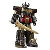 Mighty Morphin Power Rangers Megazord 7 Classic Figure Collector Set Dinosaur Megazord Black & Gold