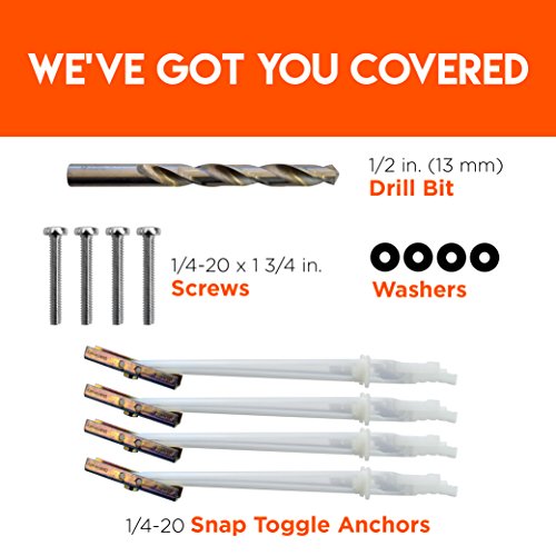 image for ECHOGEAR Steel Stud TV Mounting Kit for Tilt & Low Profile TV Mounts -