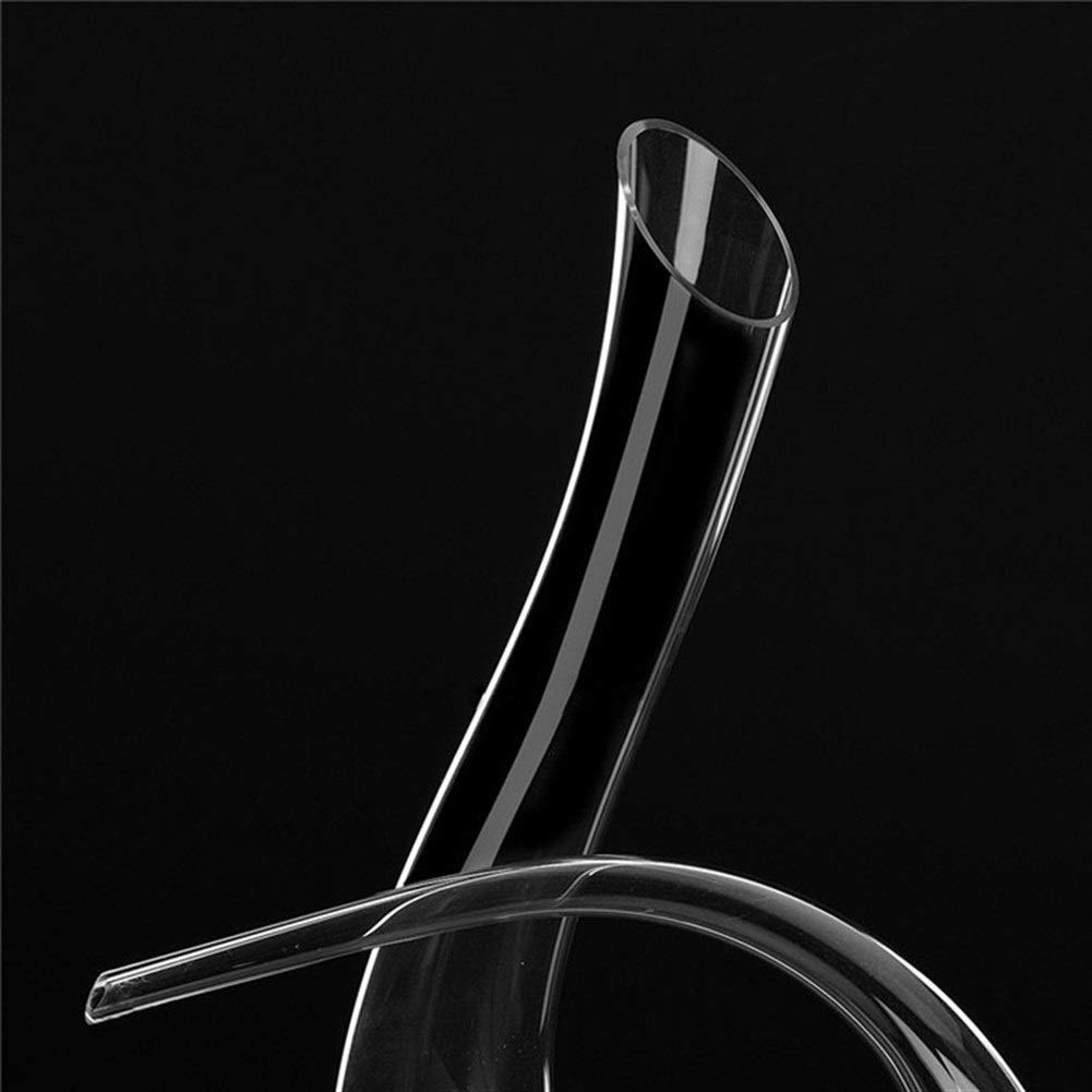 Jarra de Cristal Hecha a Mano Vertedor de Vino Tinto Jarra de Decantación de Vidrio para Bar Botella de Agua Vasos de Regalo (Color : 1)