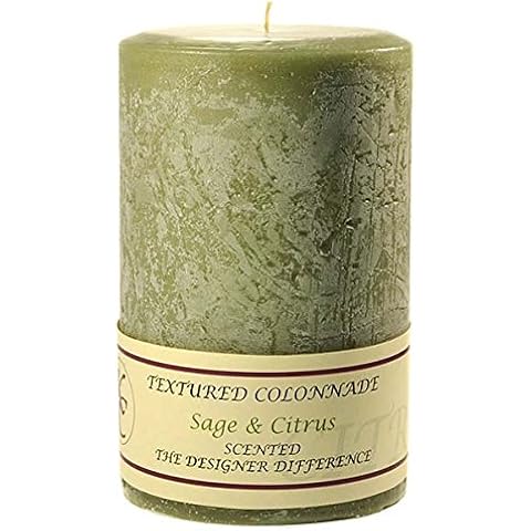 KYS Sage and Citrus Pillar Candles Cover