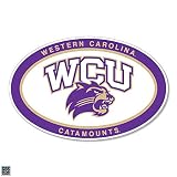 SDS Western Carolina Catamounts Euro WCU Mascot Head Vinyl Decal-6"