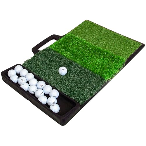 Jef World Of Golf 3-Tier Practice Mat W/Ball Tray