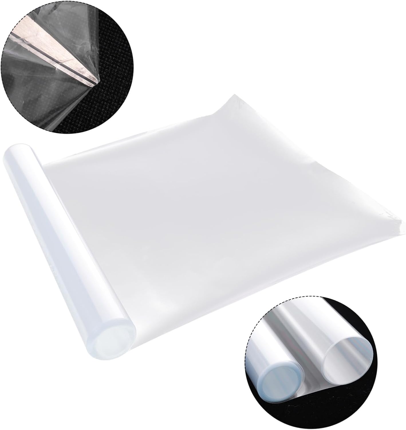 CALLARON 2pcs Invisible Film Set Scratch Resistant Protective Film Sticker Shield for Car Bumper Water and Debris Protection No Peeling Cracking Chipping Random Color