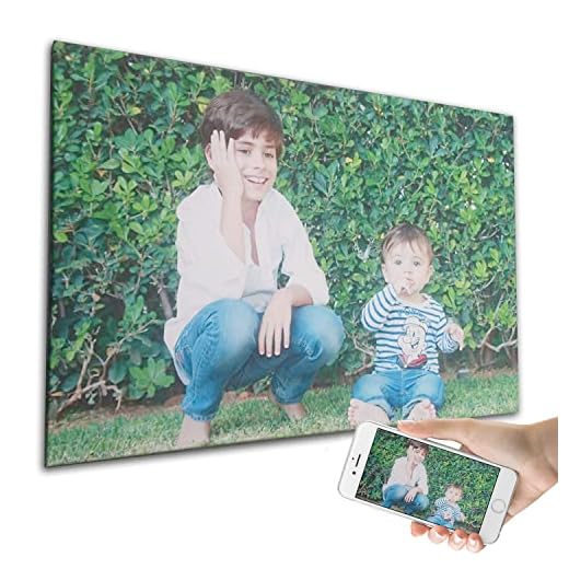 Oops ORIGINALOOPS.ES Cuadro Personalizado con tu Foto (60x40 cms). Impresión en Foto Lienzo sobre Bastidor de 35mm (60x40)