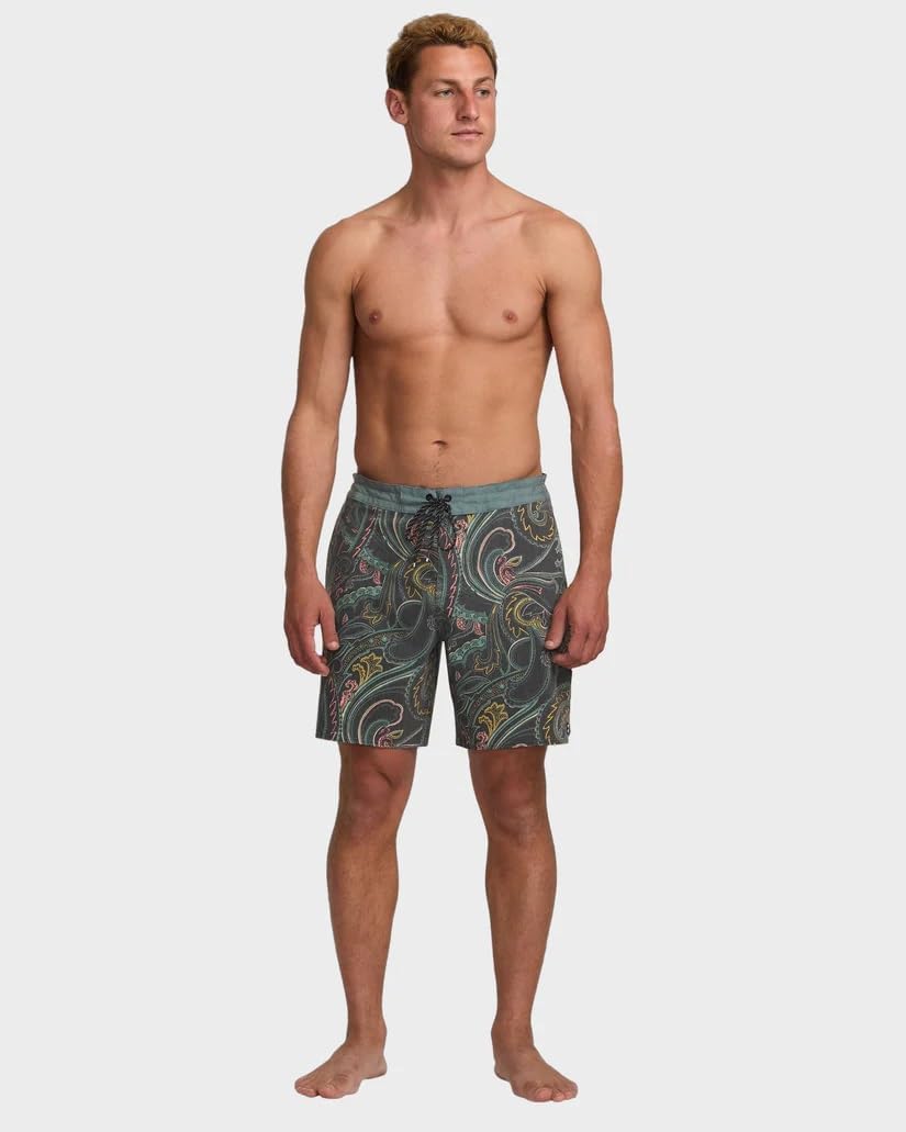 Billabong Men's Standard Good Times Lo Tide Boardshorts - Light Weight and Quick Drying Elastic-Waist Shorts