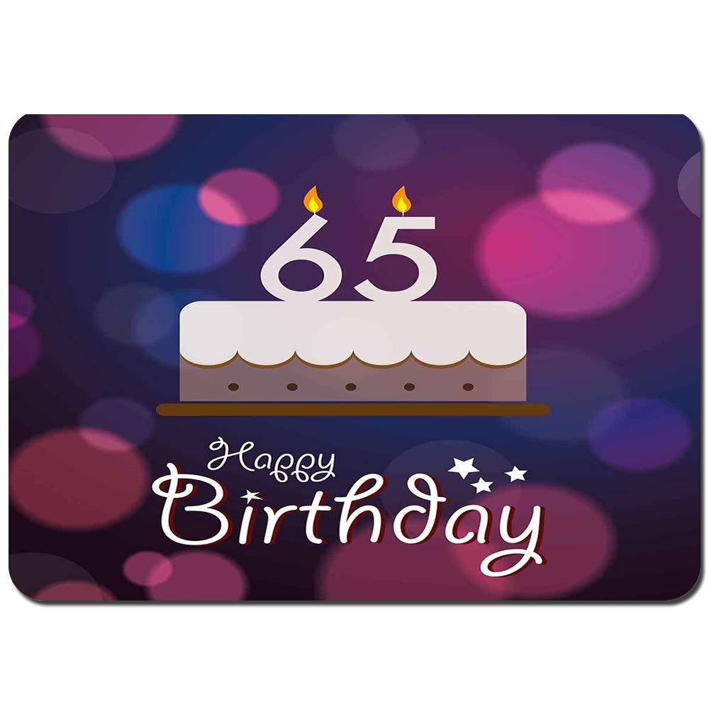 Amazon 玄関マット屋内 屋外キッチンマット吸水洗浄丸型防汚滑り止め抗菌消臭速乾性ふわふわお手入れ簡単 ケーキの手書きの書道の最高の願いの誕生日式のアートワーク 40 60cm 玄関マット オンライン通販