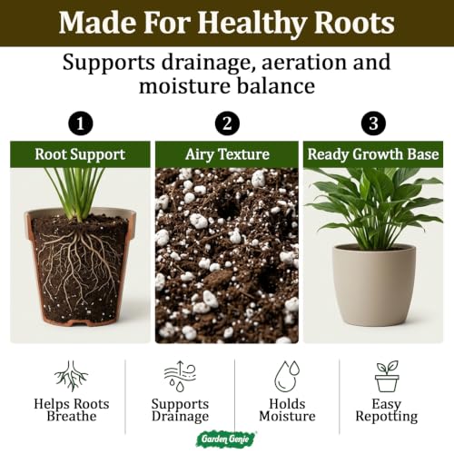 Image of Garden Genie Potting Soil Mix 5KG | Ready to Use Soil Mix for Plants | Organic Potting Mix for Home Garden | Ideal for Potted Plants, Balcony, Terrace & Indoor Gardening