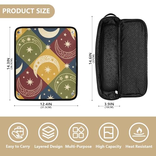 Bolsa de viaje para herramientas de cabello con tapete resistente al calor miniatura 4