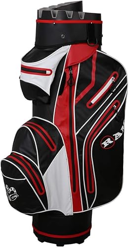Ram Bolsa de carrito impermeable prémium de golf con 14 vías moldeadas organizador divisor superior