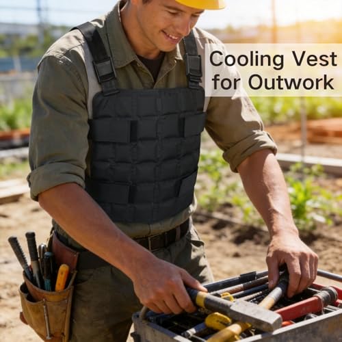 Image of WORLD-BIO 72-Cell Ice Cooling Vest for Men & Women