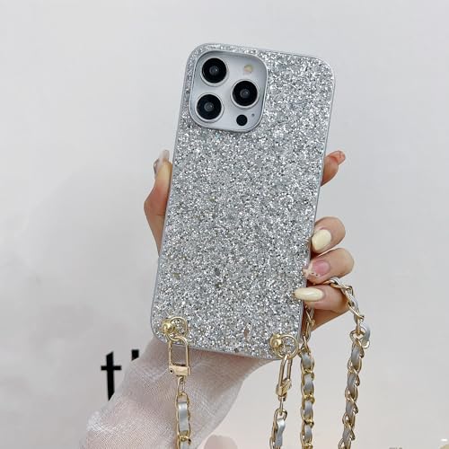 Coque Diamant iPhone 14 et 12 avec lanière, le cadeau idéal