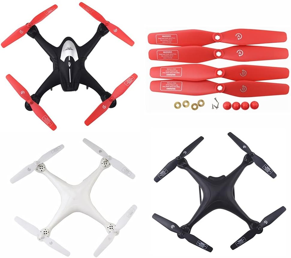 16PCS Red Propeller for SJRC S20W S30W T18 H301S T25 HS110D HS110G HS120D Remote Control Drone Blade Spare Parts