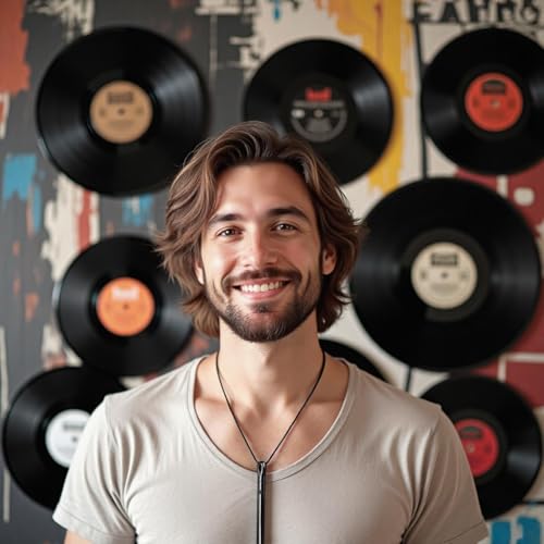 Pendant Necklace for Men Black Necklace Stainless Steel with Adjustable Chain 23.6" Long Pendant for Men Jewelry for Gifts2