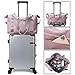 Large Capacity Folding Travel Bag, Lightweight Waterproof Luggage Bag, Expandable Travel Duffel Bag, Dry Wet Separated Gym Tote Bag, Weekender Overnight Bags for Women and Man (Pink)