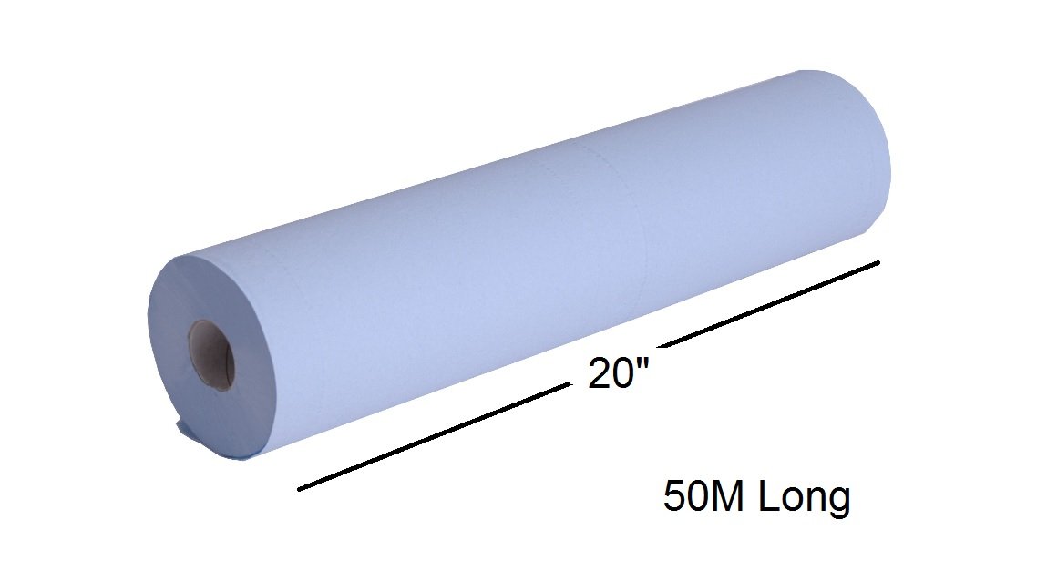 Rollo de papel suave de 50,8 cm de ancho, color azul (9)