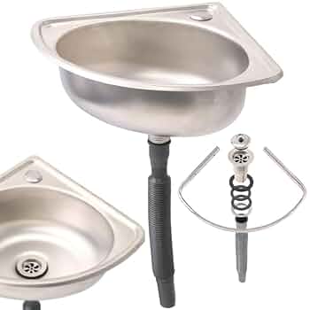 Amazon.co.jp: iimono117 壁掛け式 シンク ステンレス 製