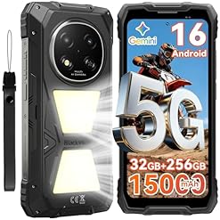 Discover the Rock 2 Pro 5G: Ultimate Rugged Smartphone with Massive 15000mAh Battery, Dual 400LM Camping Lights, Stunning 6.78″ 2.4K Display & Gemini AI – Perfect for Adventure!